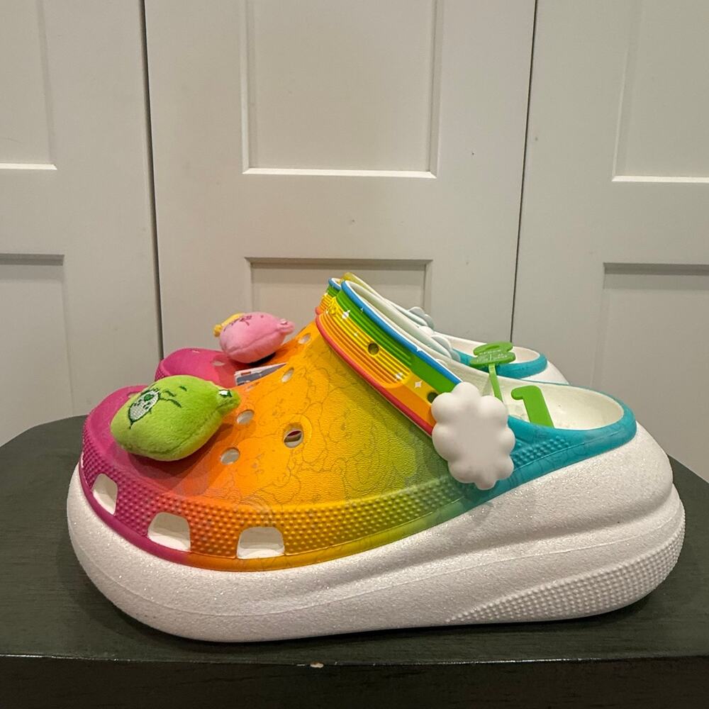 NEW CROCS CARE BEAR CRUSH CLOGS UNISEX SZ 7W / 5M! - 9219